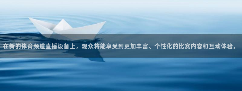在新的体育频道直播设备上，观众将能享受到更加丰富、个性化的比赛内容和互动体验。